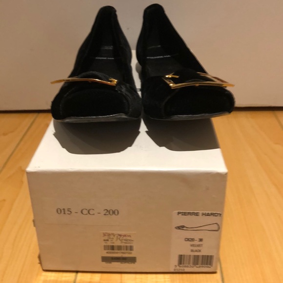 Pierre Hardy velvet ballerina flat size 38 - Picture 1 of 11